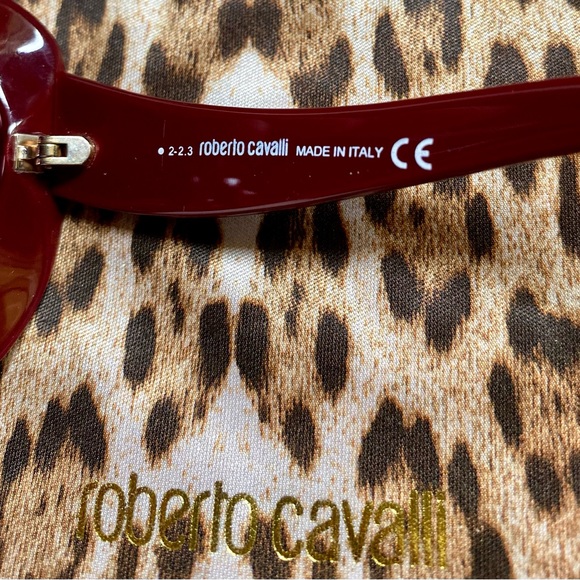 💥Roberto Cavalli Red Swarovski Crystal Embellished Altair Sunglasses💥 NIB - Picture 11 of 14